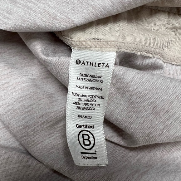 ATHLETA Uptempo Hoodie Sweatshirt Heather Pink S - Picture 8 of 10